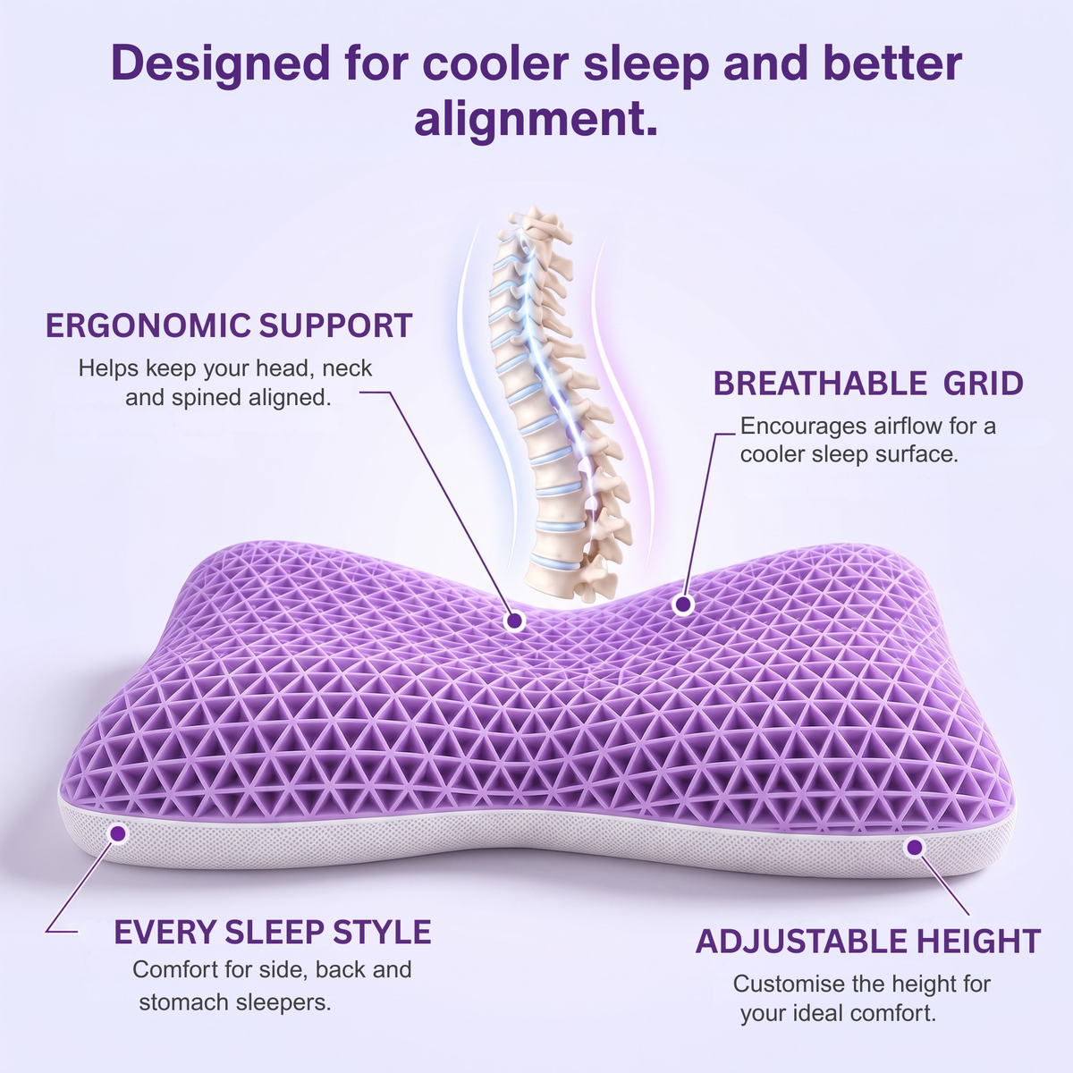 Hollow Ergonomic Pillow™